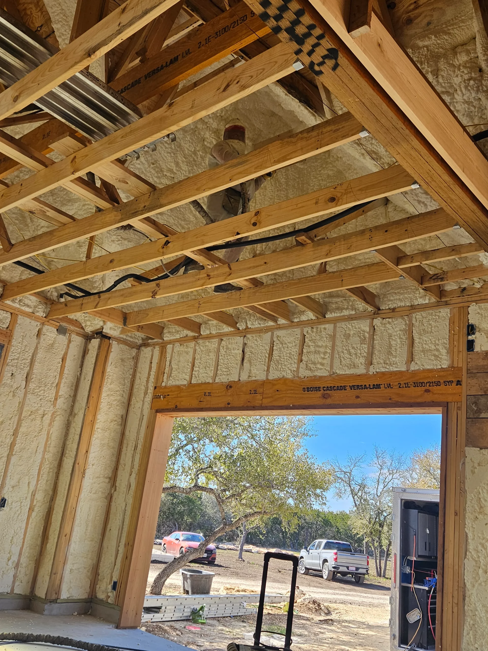 open cell spray foam insulation