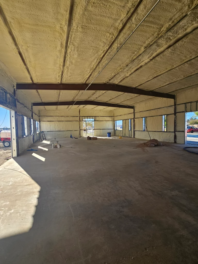 Spray foam insulation service 