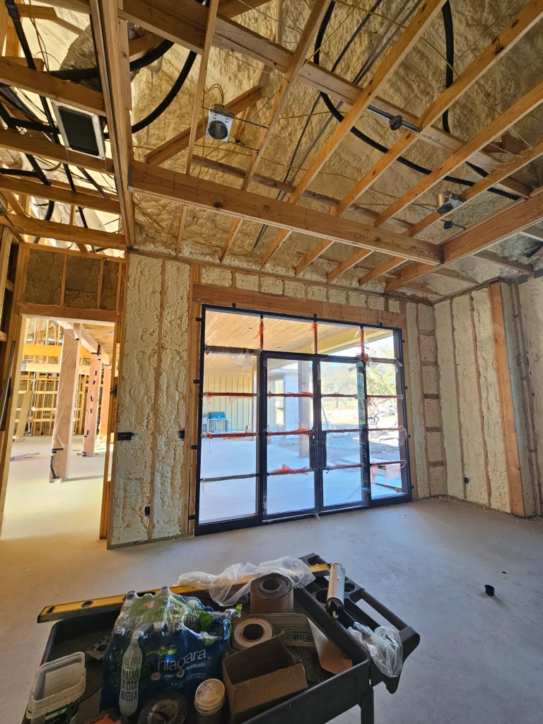 open-cell spray foam