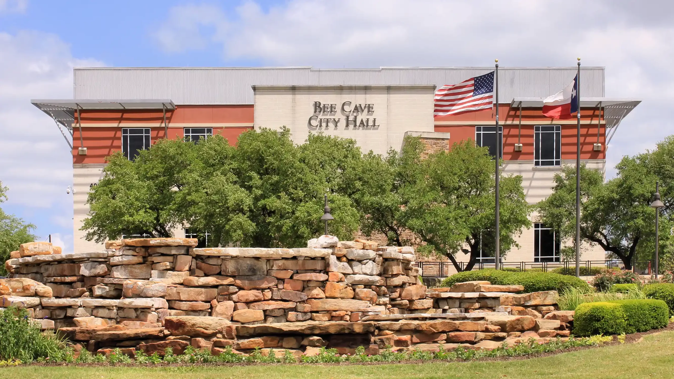 Bee Cave Texas City Hall South Elevation scaled