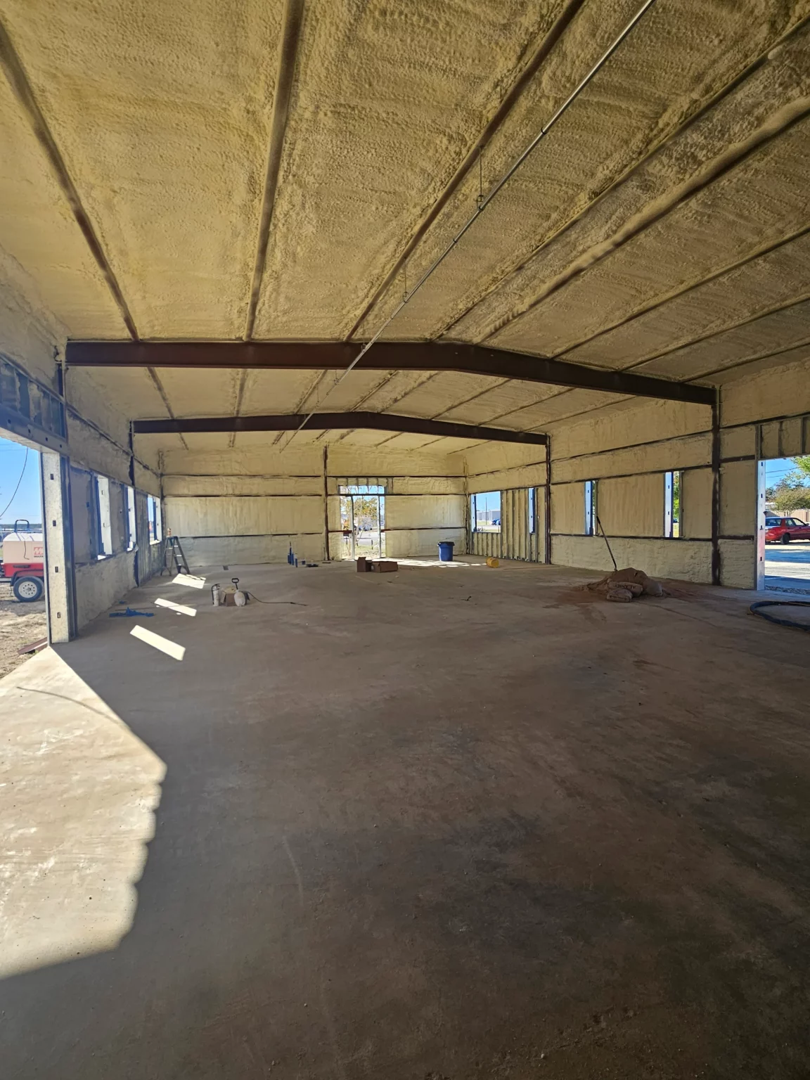 Spray Foam vs Traditional Pole Barn Insulation in Pflugerville, TX